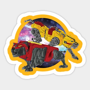 Big Colorful  Cats Sticker